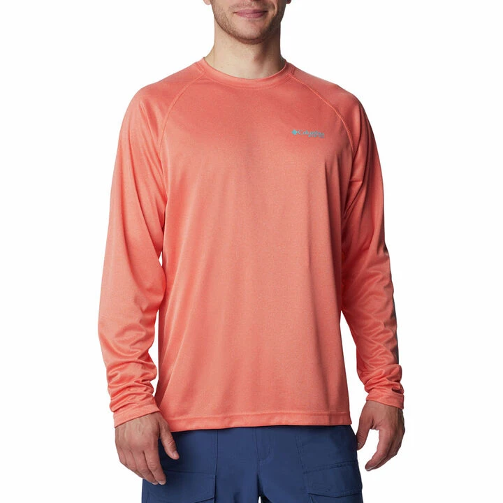 Columbia Men's PFG Terminal Tackle Heather Long-Sleeve Shirt - Image 2