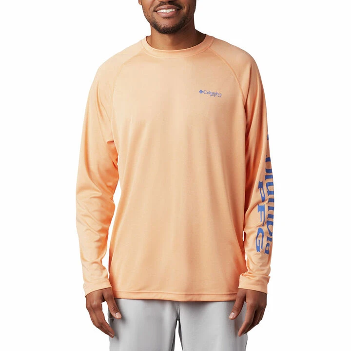 Columbia Men's PFG Terminal Tackle Heather Long-Sleeve Shirt - Image 3