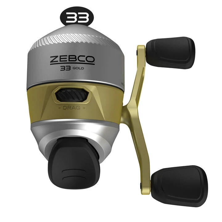 Zebco 33 Gold Spincast Reel - Image 3