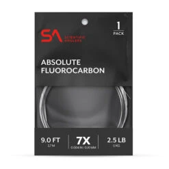 Scientific Anglers Absolute Fluorocarbon Leader - 9 Ft.