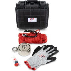 Brute Magnetics Brute Box Double Sided 1700 Lb. Magnet Fishing Kit