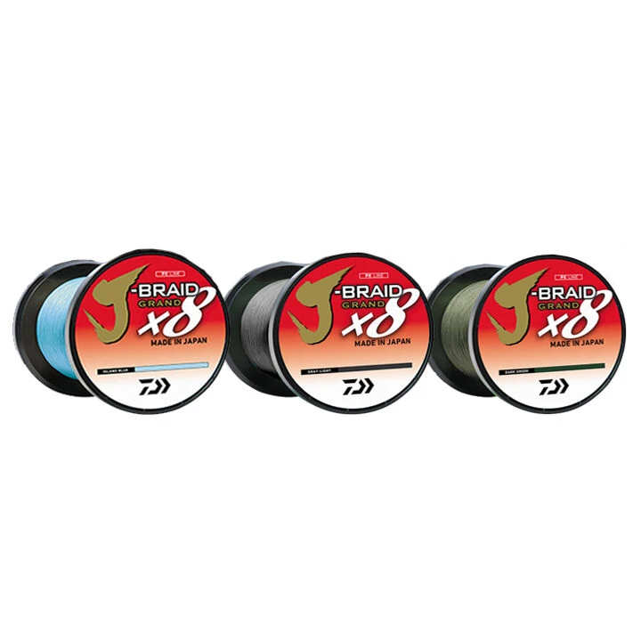 Daiwa J-Braid X8 Grand Braided Saltwater Line - 150 Yards