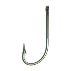 Mustad Classic Standard Strength / Standard Length Stainless Steel O'Shaughnessy Hook - 50 Pk.