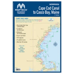 Maptech Waterproof Chartbook - Cape Cod Canal To Casco Bay, Maine
