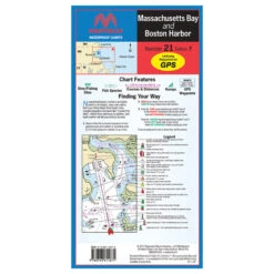 Maptech Folding Waterproof Chart - Massachusetts Bay And Boston Harbor