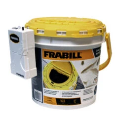 Frabill Dual Fish Bait Bucket W/ Clip-on Aerator