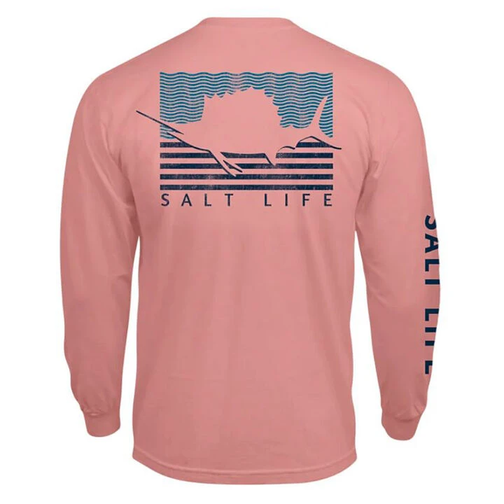 Salt Life Men's Sailing Flag Long-Sleeve T-Shirt